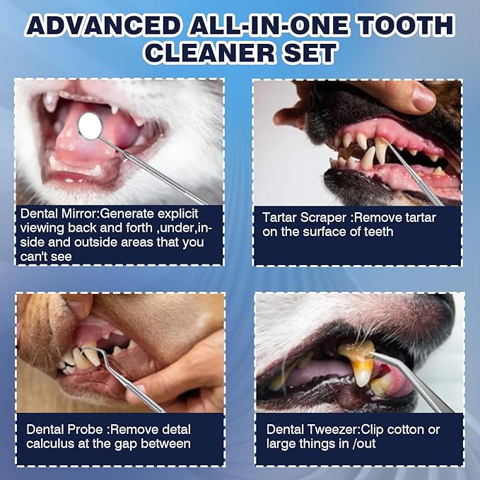 NunaPets® Utrasonic Tooth cleaner for dogs