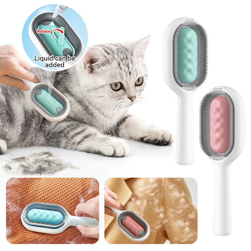 NunaPets® Pets Hair Brush With Water Tank