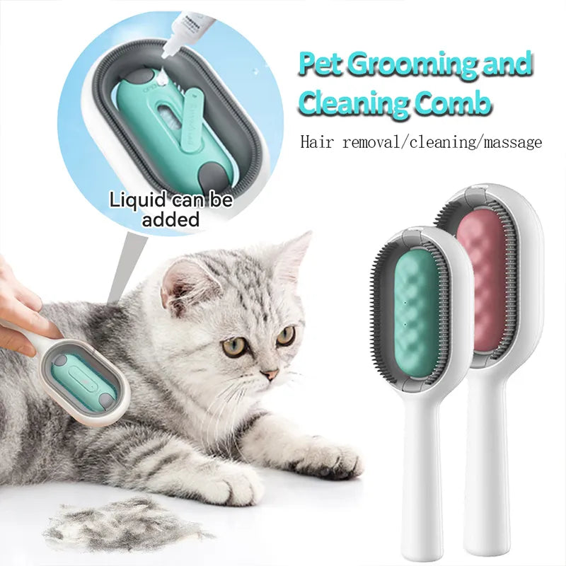 NunaPets® Pets Hair Brush With Water Tank