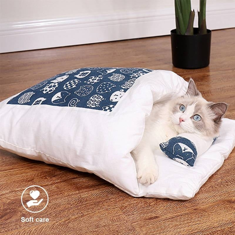 NunaPets® Comfy Calming Cat Bed