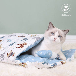 NunaPets® Comfy Calming Cat Bed