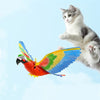 Cat Toys Simulation Electric Parrot Silent Hanging Line Flying Bird Toy Hovering Teasing Pet Training Supplies